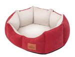 Hobbydog лежак New York Premium, L, Red, 60x52 см