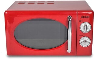 Sogo Retro 700Вт HOR-SS-890-R 20Л цена и информация | Микроволновые печи | pigu.lt