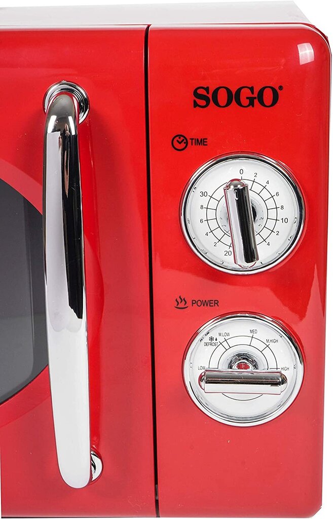 Sogo Retro 700W HOR-SS-890-R kaina ir informacija | Mikrobangų krosnelės | pigu.lt