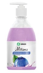 Skystas kreminis muilas MILANA, 500 ml (mėlynės jogurte) kaina ir informacija | Muilai | pigu.lt