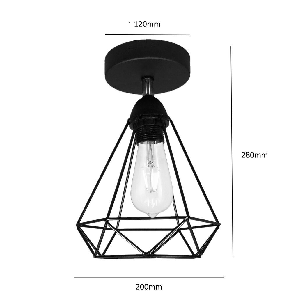 Lubinis šviestuvas G.LUX GT-505-1C wire kaina ir informacija | Lubiniai šviestuvai | pigu.lt