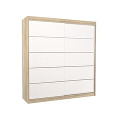 Шкаф ADRK Furniture Esteva, цвета дуба/белый цена и информация | Шкафы | pigu.lt