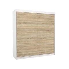 Шкаф ADRK Furniture Terecia, белый/цвета дуба цена и информация | Шкафы | pigu.lt