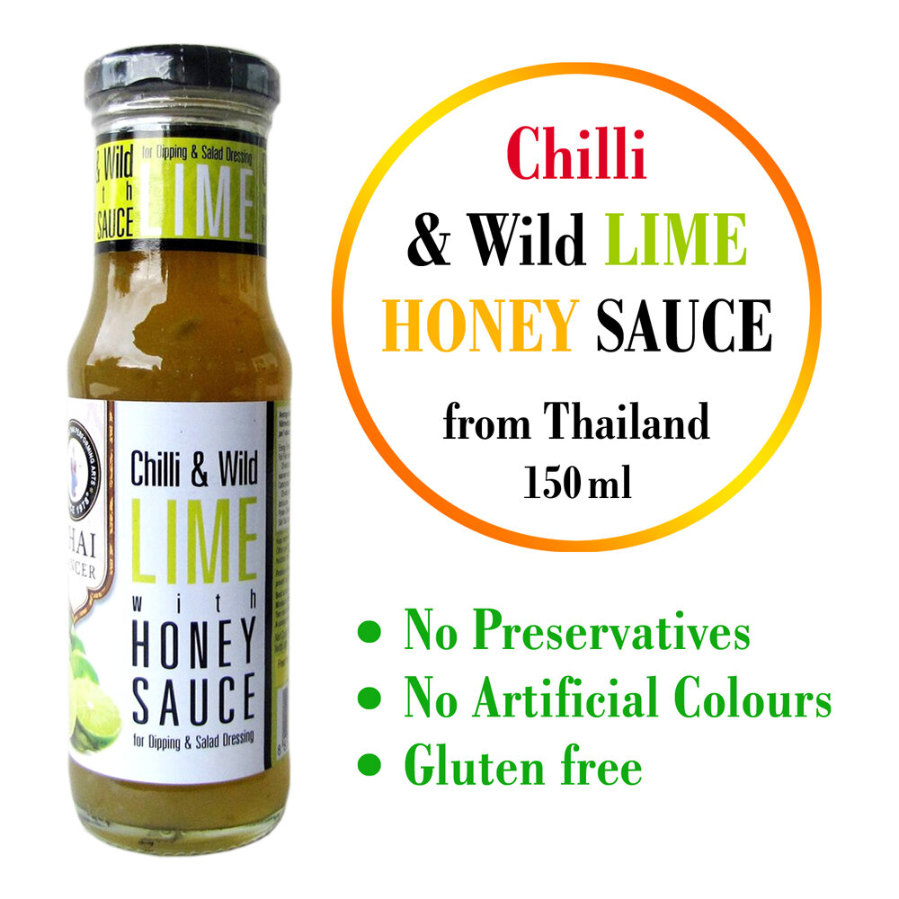 Čili & laimo & medaus padažas, Chilli & Lime & Honey sauce, Thai Dancer, 150ml kaina ir informacija | Padažai | pigu.lt