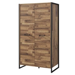 Шкаф Selsey Hud, 109,1 см, коричневый/черный цена и информация | Шкафы | pigu.lt