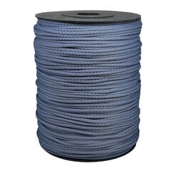 Веревка для вязания 4 мм. цвет голубовато сиреневый(Нр. 23) 200 м. цена и информация | Принадлежности для вязания крючком | pigu.lt
