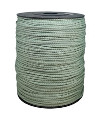Веревка для вязания 4 мм. цвет бледно мятный(Нр. 101) 200 м. цена и информация | Принадлежности для вязания крючком | pigu.lt