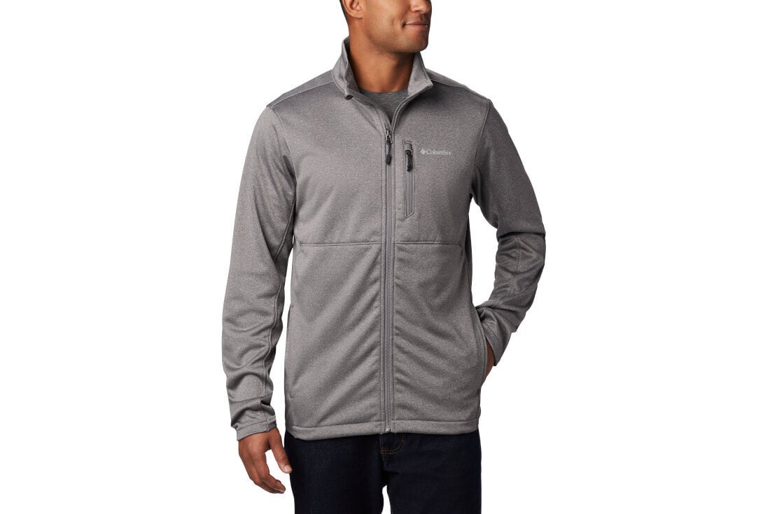 Džemperis vyrams Columbia Bluza Outdoor Elements Full Zip, pilkas kaina ir informacija | Džemperiai vyrams | pigu.lt