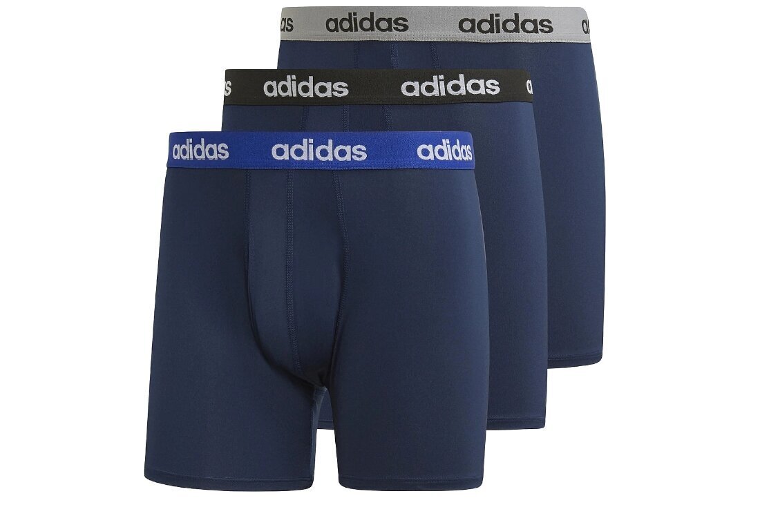 Trumpikės vyrams Adidas 3-pack Navy FS8397, 3 vnt. цена и информация | Trumpikės | pigu.lt