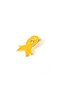 Geltonos spalvos kaspinėlis-kilpa, skirtas paremti Tėvų, kurių vaikai serga onkologinėmis ligomis, sąjungą KULDNE LINT цена и информация | Sagės | pigu.lt