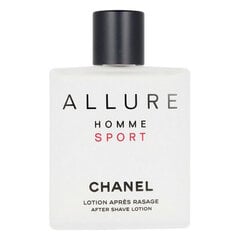 Лосьон после бритья Chanel Allure Homme Sport, 100 мл цена и информация | Мужская парфюмированная косметика | pigu.lt