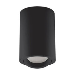 Bemol dwl gu10 juodas į lubas montuojamas šviestuvas Struhm 100 x 70 x 70 mm kaina ir informacija | Įmontuojami šviestuvai, LED panelės | pigu.lt