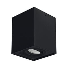 Hary d gu10 juoda į lubas montuojamas šviestuvas Struhm 123 x 97 x 97 mm kaina ir informacija | Įmontuojami šviestuvai, LED panelės | pigu.lt