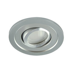 Borys c sidabras/sidabras į lubas montuojamas šviestuvas Struhm 28 x 105 x 105 mm kaina ir informacija | Įmontuojami šviestuvai, LED panelės | pigu.lt