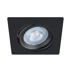 Черная светодиодная потолочная лампа smd STRÜHM  moni led d 5w 4000k, 43 x 88 x 88 мм цена и информация | Монтируемые светильники, светодиодные панели | pigu.lt