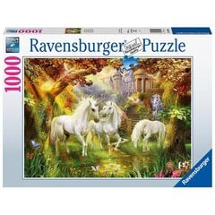 Dėlionė Vienaragiai miške Ravensburger, 1000d. kaina ir informacija | Dėlionės (puzzle) | pigu.lt