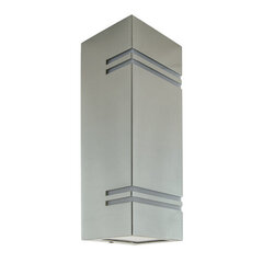 Keler 2xgu10 inox hermetiškas lubų šviestuvas Struhm 250 x 80 x 80 mm kaina ir informacija | Lubiniai šviestuvai | pigu.lt