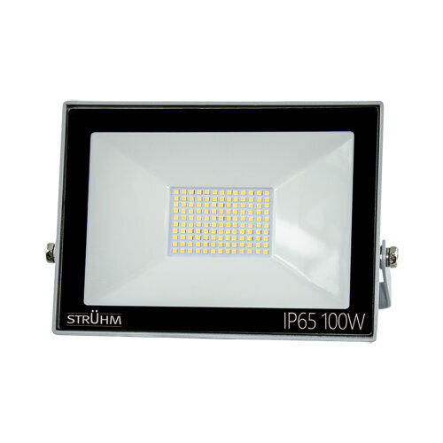 Kroma led 100w pilka 6500k smd led projektorius Struhm 215 x 269 x 32 mm kaina ir informacija | Lauko šviestuvai | pigu.lt