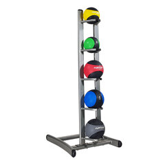 Tunturi Medicine Ball Rack, Black (1/2) цена и информация | Аксессуары для тренажеров | pigu.lt