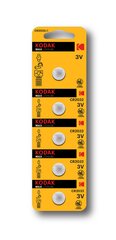 Kodak CR2032 Tаблетка 3V литиевая батарея (5BB) цена и информация | Батарейки | pigu.lt