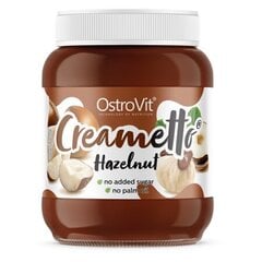 Šokolado skonio kremas be cukraus OstroVit Creametto Hazelnut, 350 g kaina ir informacija | Funkcinis maistas (supermaistas) | pigu.lt