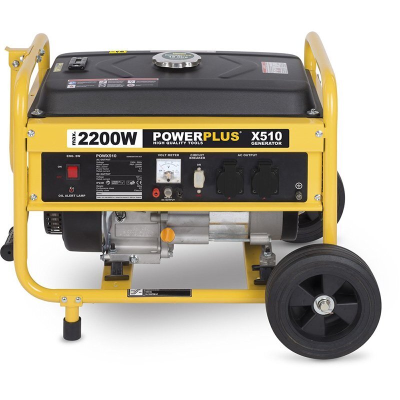 Benzininis elektros generatorius 2200W, 230V „PowerPlus X“ kaina ir informacija | Elektros generatoriai | pigu.lt