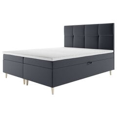 Кровать Selsey Sclarea Bonell 160x200 см, темно-серая цена и информация | Кровати | pigu.lt