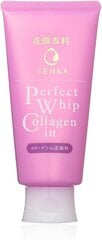Valomosios putos su kolagenu Shiseido Senka Perfect Whip Collagen, 120 g kaina ir informacija | Veido prausikliai, valikliai | pigu.lt