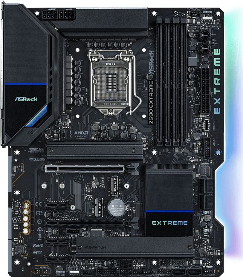 ASRock Z590 Extreme kaina ir informacija | Pagrindinės plokštės | pigu.lt