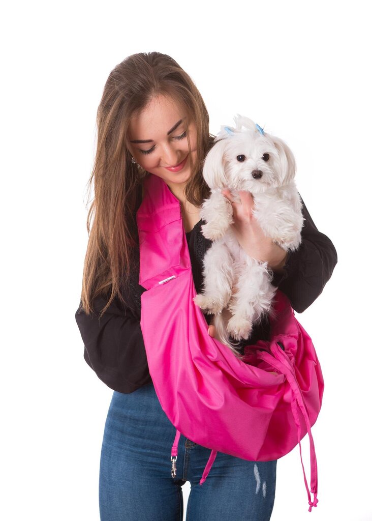 Hobbydog gyvūnų transportavimo krepšys Juliette Pink цена и информация | Transportavimo narvai, krepšiai | pigu.lt