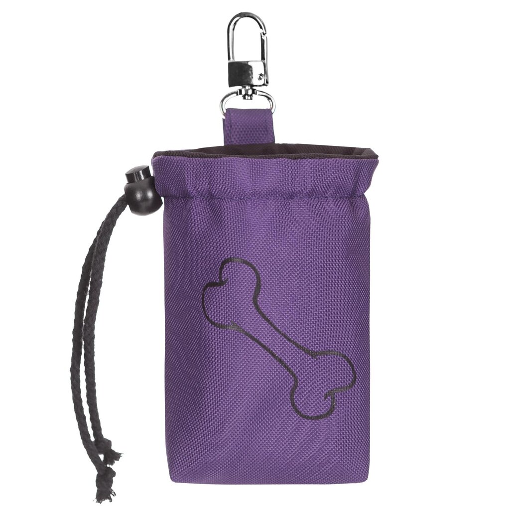 Hobbydog maišelis skanėstams Violet Bone, 18x5x12 cm kaina ir informacija | Dresūros priemonės šunims | pigu.lt