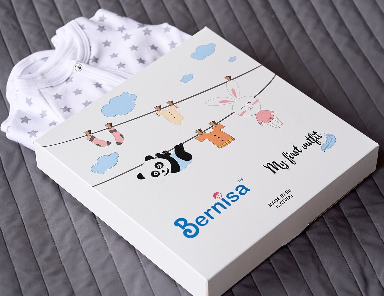 Rinkinys kūdikiams „Bernisa“, BRNS-3380 kaina ir informacija | Komplektai kūdikiams | pigu.lt
