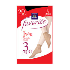 Женские полиамидные носки Favorite 20 ден комплект 3 пары 25211 black цена и информация | Женские носки | pigu.lt