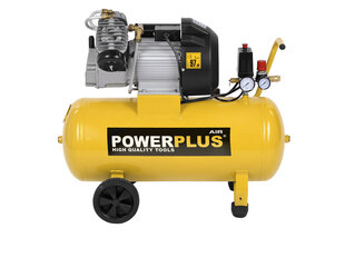 PowerPlus Powx1770 kompresorius, 50L, 356L/min kaina ir informacija | Kompresoriai | pigu.lt