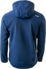 Мужская куртка Hi-Tec Softshell Caen, синяя цена и информация | Мужские куртки | pigu.lt