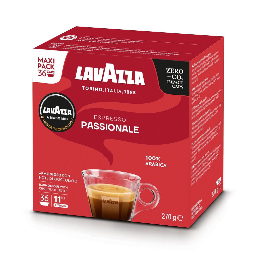 Kavos kapsulės Lavazza A Modo Mio Passionale, 270g, 36 vnt. цена и информация | Kava, kakava | pigu.lt