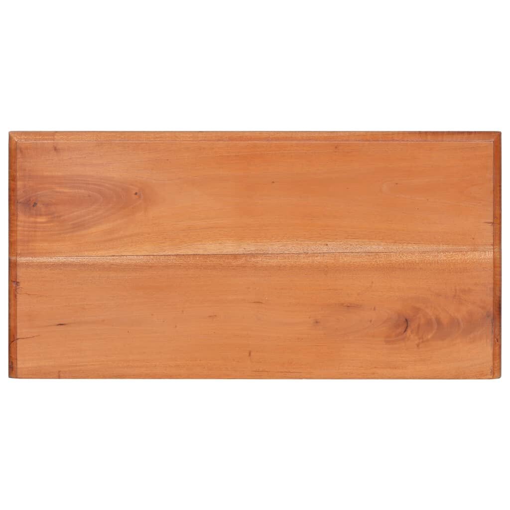 Komoda su stalčiais, raudonmedžio medienos masyvas kaina ir informacija | Komodos | pigu.lt