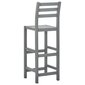 Baro kėdė, 2vnt., pilka kaina ir informacija | Virtuvės ir valgomojo kėdės | pigu.lt
