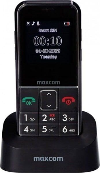 Maxcom Comfort MM735, black kaina ir informacija | Mobilieji telefonai | pigu.lt