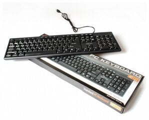 Media-Tech MT122KUUS keyboard USB QWERTY Black цена и информация | Клавиатуры | pigu.lt