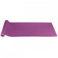 Тонкий нескользкий коврик для тренировок фитнеса и йоги SportVida NBR, 6 мм (173х61х0.4 см), фиолетовый цена и информация | Коврики для йоги, фитнеса | pigu.lt