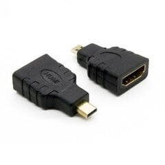 Adapteris Hallo microHDMI - HDMI kaina ir informacija | Adapteriai, USB šakotuvai | pigu.lt