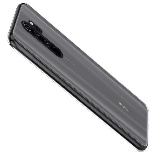 Telefono dėklas Hallo Ultra Back Case, skirtas Xiaomi Redmi Note 8 Pro, 0.3 mm, skaidrus kaina ir informacija | Telefono dėklai | pigu.lt