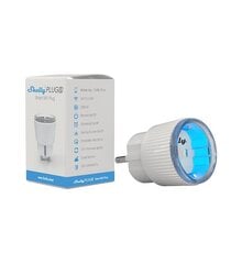 Умная розетка Wi-Fi Shelly Plug S (12A) цена и информация | Выключатели, розетки | pigu.lt