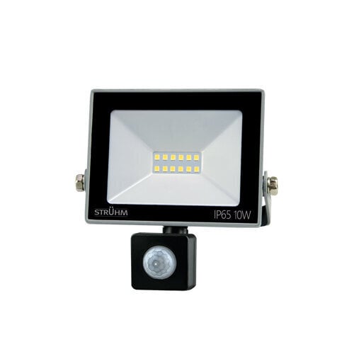 Kroma led s 10w pilka 6500k smd led projektorius su judesio jutikliu Struhm 150 x 111 x 50 mm цена и информация | Lauko šviestuvai | pigu.lt