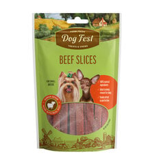 DogFest Нарезка из  говядины, для мини-пород, 55г. цена и информация | Лакомства для собак | pigu.lt