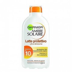 Garnier Ambre Solaire apsauginis drėkinamasis pienelis SPF10, 200 ml kaina ir informacija | Kremai nuo saulės | pigu.lt