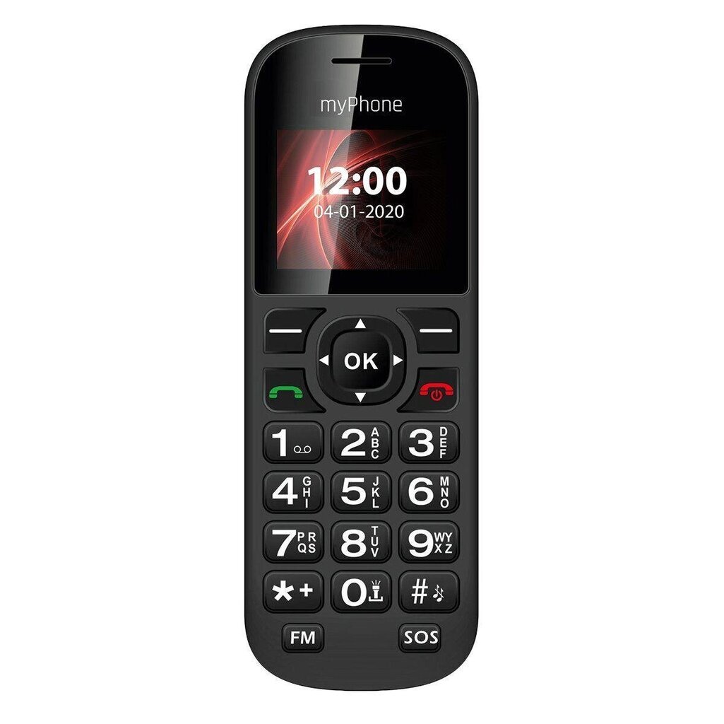 MyPhone SOHO Line H22 (ENG), Dual SIM, Black цена и информация | Mobilieji telefonai | pigu.lt