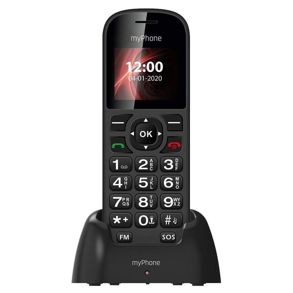 MyPhone SOHO Line H22 (ENG), Dual SIM, Black цена и информация | Mobilieji telefonai | pigu.lt
