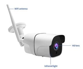 Wi-Fi IP-камера Powermax 5.0MP цена и информация | Камеры видеонаблюдения | pigu.lt